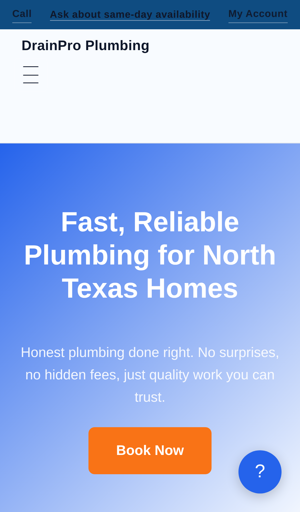 Plumbing Demo mobile home